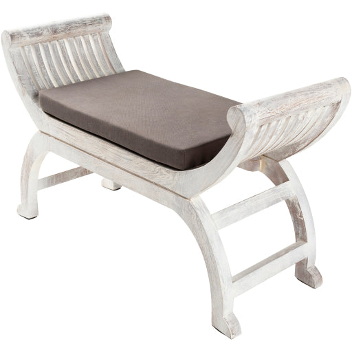 Surya Upholstered Bench - BIY-001 | Stools & Benches | Modishstore-4