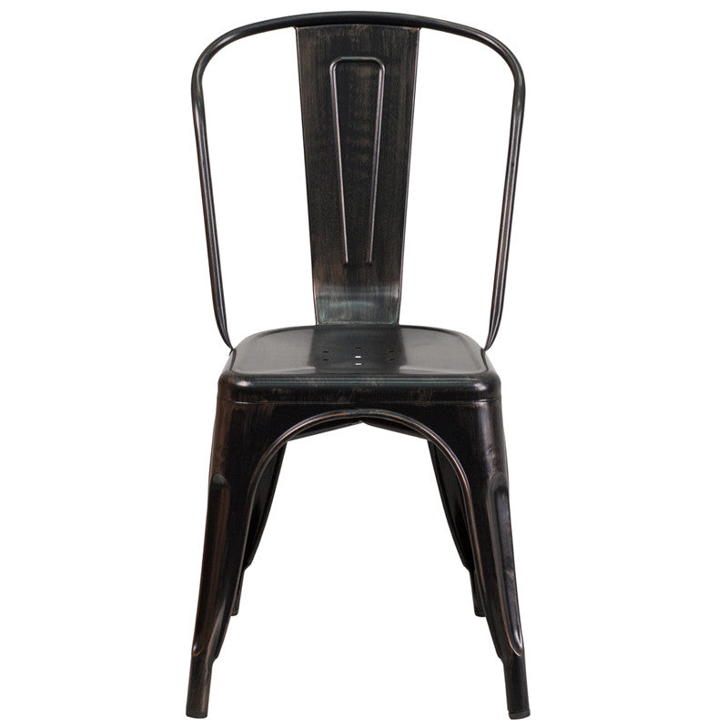 Flash Furniture Metal Indoor-Outdoor Stackable Chair | Outdoor Chairs | Modishstore-17