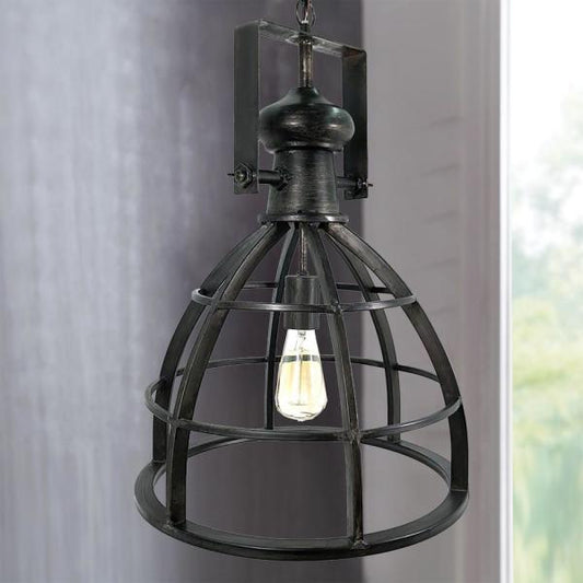 Tianna Bell Pendant Industrial Farmhouse Single Light Pendant By Ele Light & Decor | Pendant Lamps |  Modishstore 