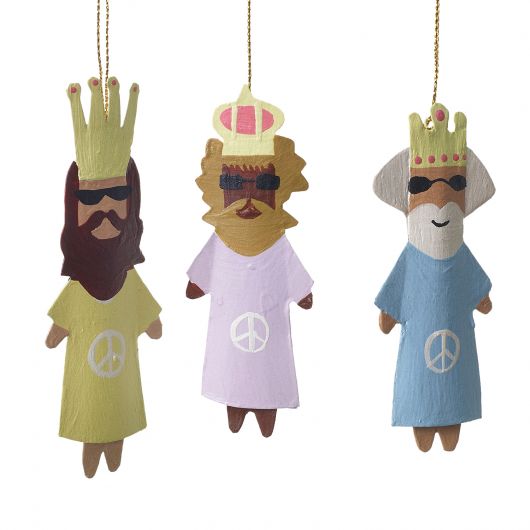 Boho Kings Ornament Set Of 6 By Accent Decor | Ornaments | Modishstore - 2