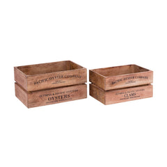 Oysters and Clams Boxes (Set of 2) ELK Lifestyle