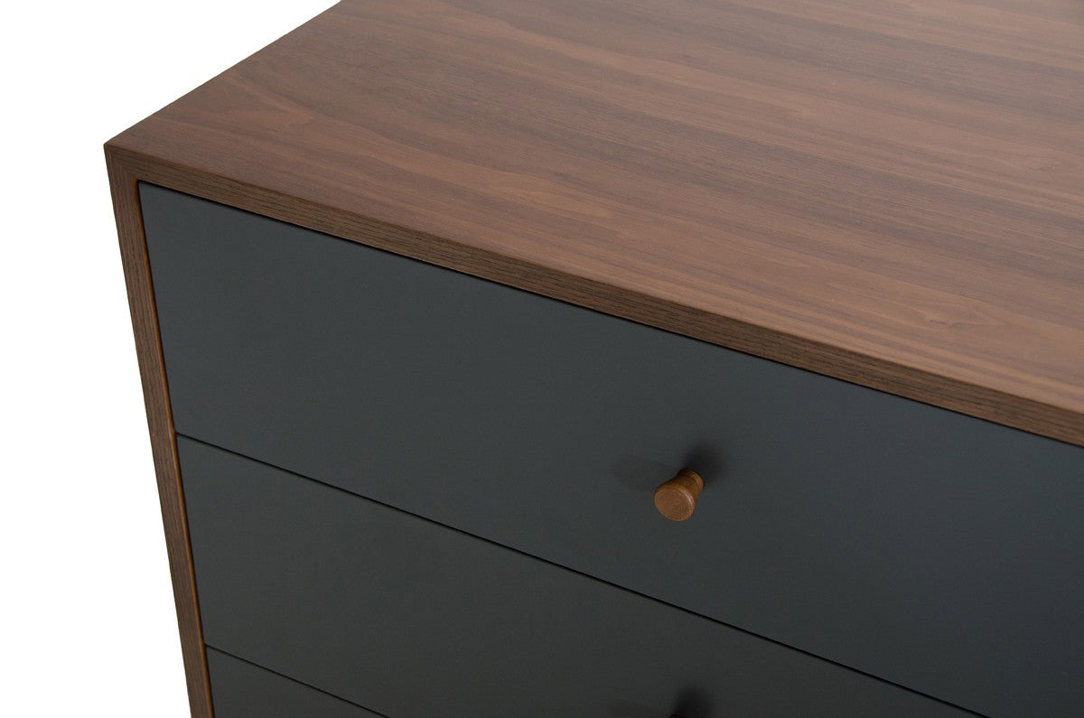 Vigfurniture Nova Domus Dali Modern Grey & Walnut Dresser | Modishstore | Dressers-3