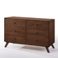 Modrest Addison Mid-Century Modern Walnut Dresser | Modishstore | Dressers-2
