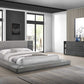 Nova Domus Jagger Modern Grey Bed | Beds | Modishstore