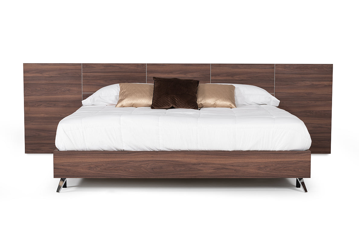 Nova Domus Brooklyn Italian Modern Walnut Bed-4