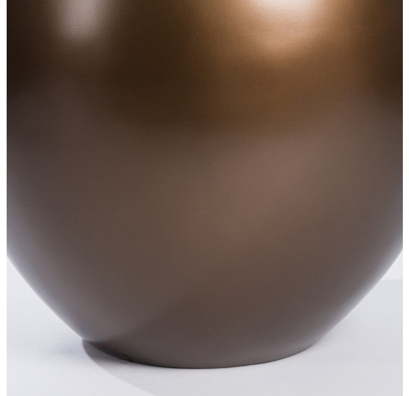 Fiberglass: Sherry Planter, Bronze by Gold Leaf Design Group | Outdoor Planters, Troughs & Cachepots | Modishstore - 4