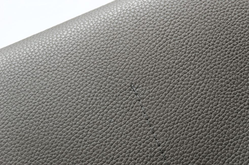 Divani Casa Brustle - Modern Dark Grey Eco-Leather 89" Sofa-3