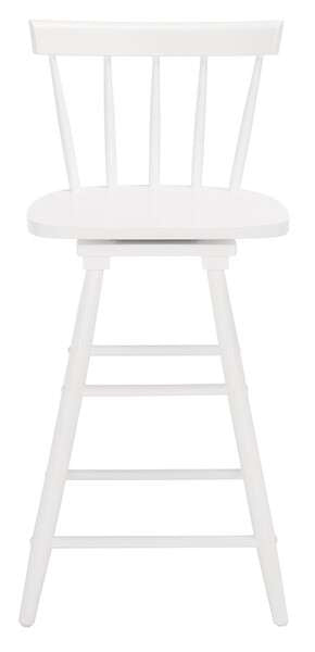 Safavieh Tage Swivel Counter Stool - White | Counter Stools | Modishstore - 2