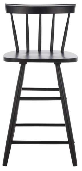 Safavieh Tally Wood Counter Stool - Black | Counter Stools | Modishstore - 2
