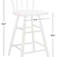 Safavieh Tally Wood Counter Stool - White | Counter Stools | Modishstore - 4