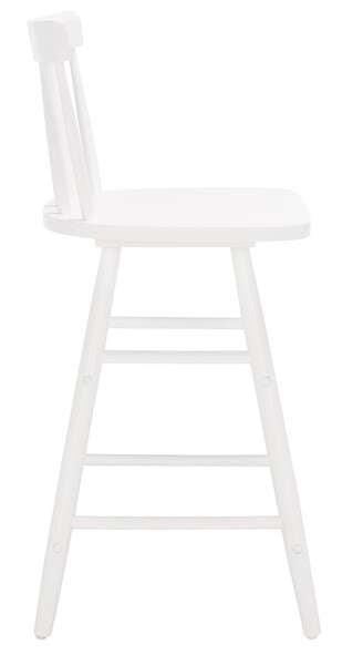 Safavieh Tally Wood Counter Stool - White | Counter Stools | Modishstore - 3