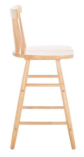 Safavieh Tally Wood Counter Stool - Natural | Counter Stools | Modishstore - 3