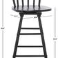 Safavieh Ray Swivel Counter Stool - Black | Counter Stools | Modishstore - 4