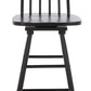 Safavieh Quai Swivel Counter Stool - Black | Counter Stools | Modishstore - 2