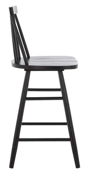 Safavieh May Wood Counter Stool - Black | Counter Stools | Modishstore - 3