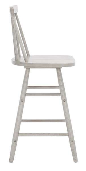 Safavieh May Wood Counter Stool - Gray | Counter Stools | Modishstore - 3