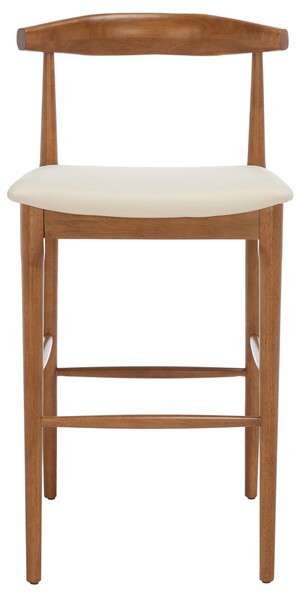 Safavieh Lionel Retro Bar Stool - Walnut | Bar Stools | Modishstore - 2