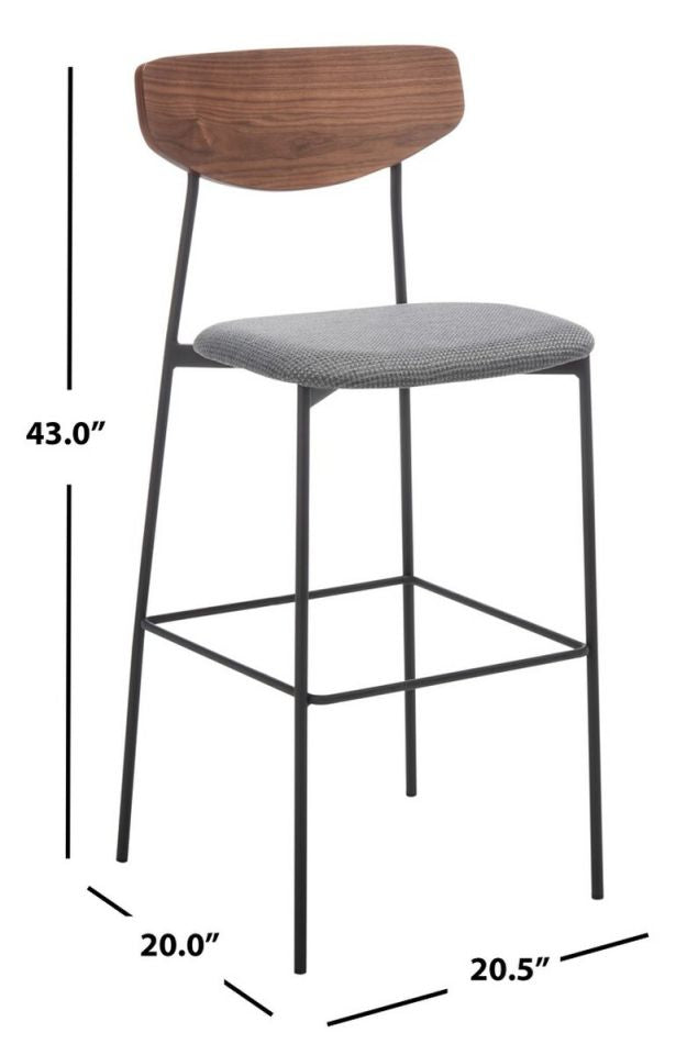 Safavieh Ryker Barstool | Bar Stools | Modishstore - 8