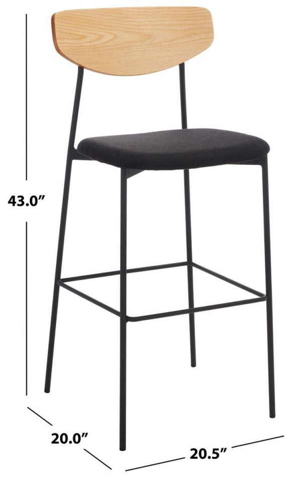 Safavieh Ryker Barstool | Bar Stools | Modishstore - 12