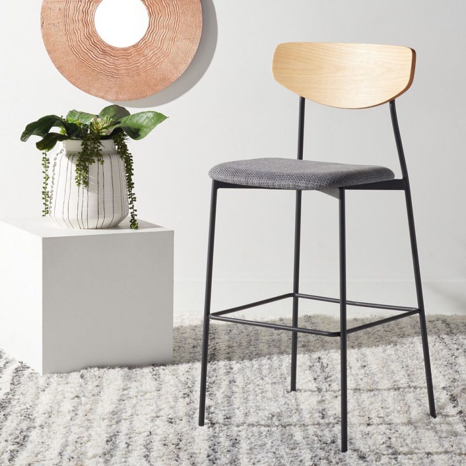 Safavieh Ryker Barstool | Bar Stools | Modishstore - 14