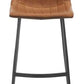 Safavieh Rhyatte Bar Stool - Cognac | Bar Stools | Modishstore - 2