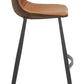 Safavieh Rhyatte Bar Stool - Cognac | Bar Stools | Modishstore - 3