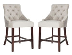 Safavieh Eleni Tufted Wing Back Counter Stool | Counter Stools | Modishstore - 1