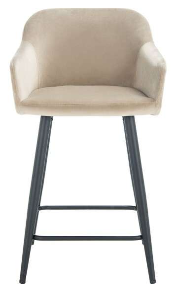 Safavieh Cataleya Counter Stool - Taupe | Counter Stools | Modishstore - 2