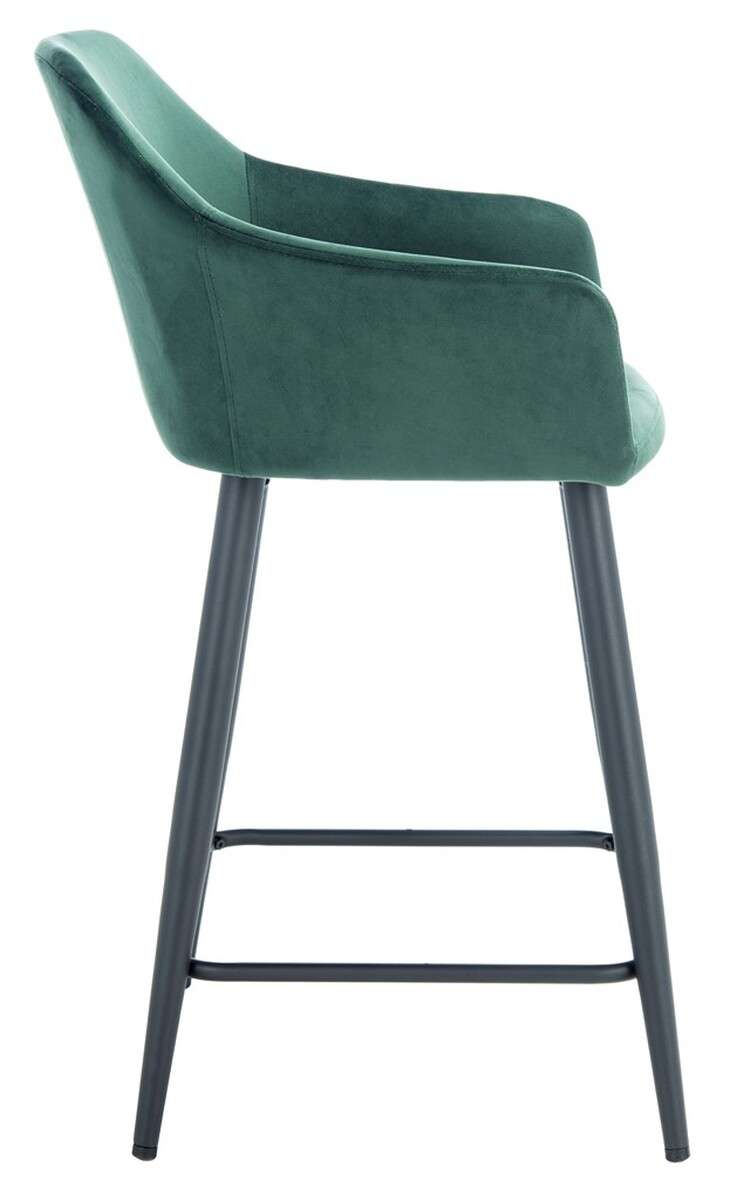Safavieh Cataleya Counter Stool - Malachite Green | Counter Stools | Modishstore - 4