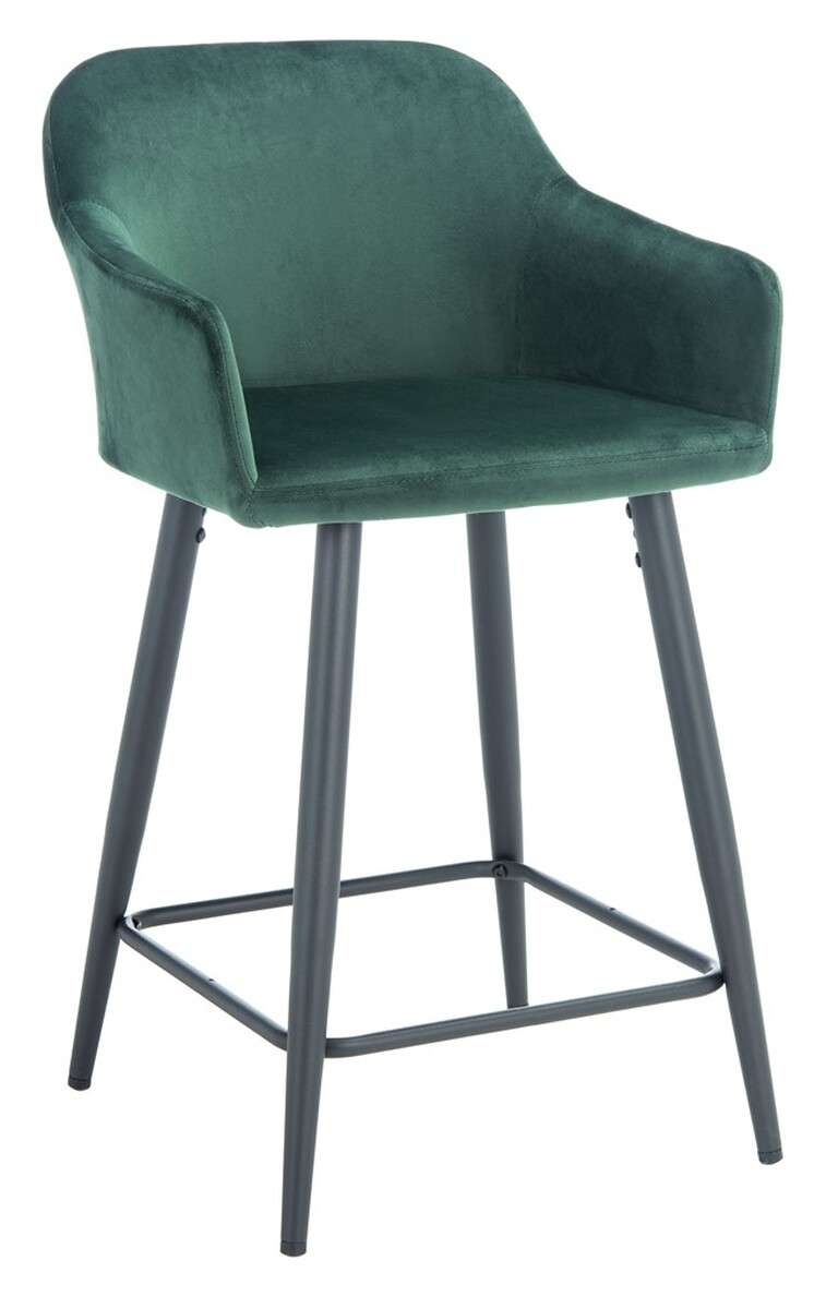 Safavieh Cataleya Counter Stool - Malachite Green | Counter Stools | Modishstore - 3