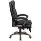 High Back Black Leathersoft Executive Reclining Ergonomic Swivel Office Chair With Outer Lumbar Cushion And Arms By Flash Furniture | Office Chairs | Modishstore - 2