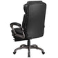 High Back Black Leathersoft Executive Reclining Ergonomic Swivel Office Chair With Outer Lumbar Cushion And Arms By Flash Furniture | Office Chairs | Modishstore - 3