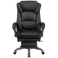 High Back Black Leathersoft Executive Reclining Ergonomic Swivel Office Chair With Outer Lumbar Cushion And Arms By Flash Furniture | Office Chairs | Modishstore - 4