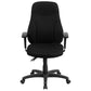 High Back Black Fabric Multifunction Swivel Ergonomic Task Office Chair With Adjustable Arms By Flash Furniture | Office Chairs | Modishstore - 4