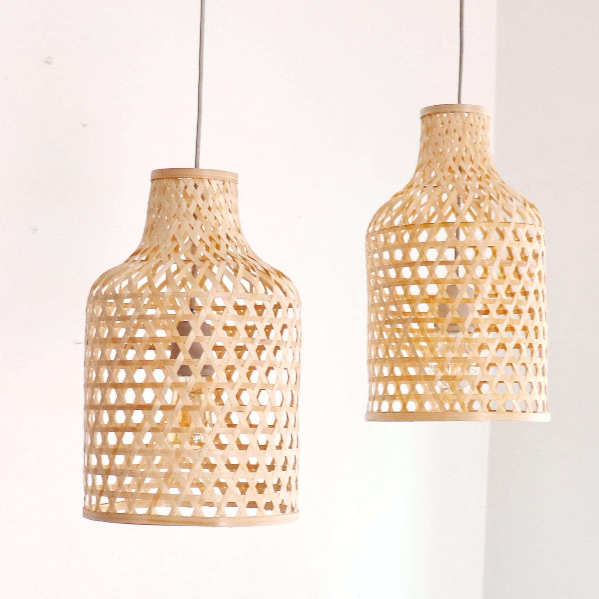 Ka Nok Jun - Bamboo Small Pendant Light By Thaihome | Pendant Lamps | Modishstore - 2