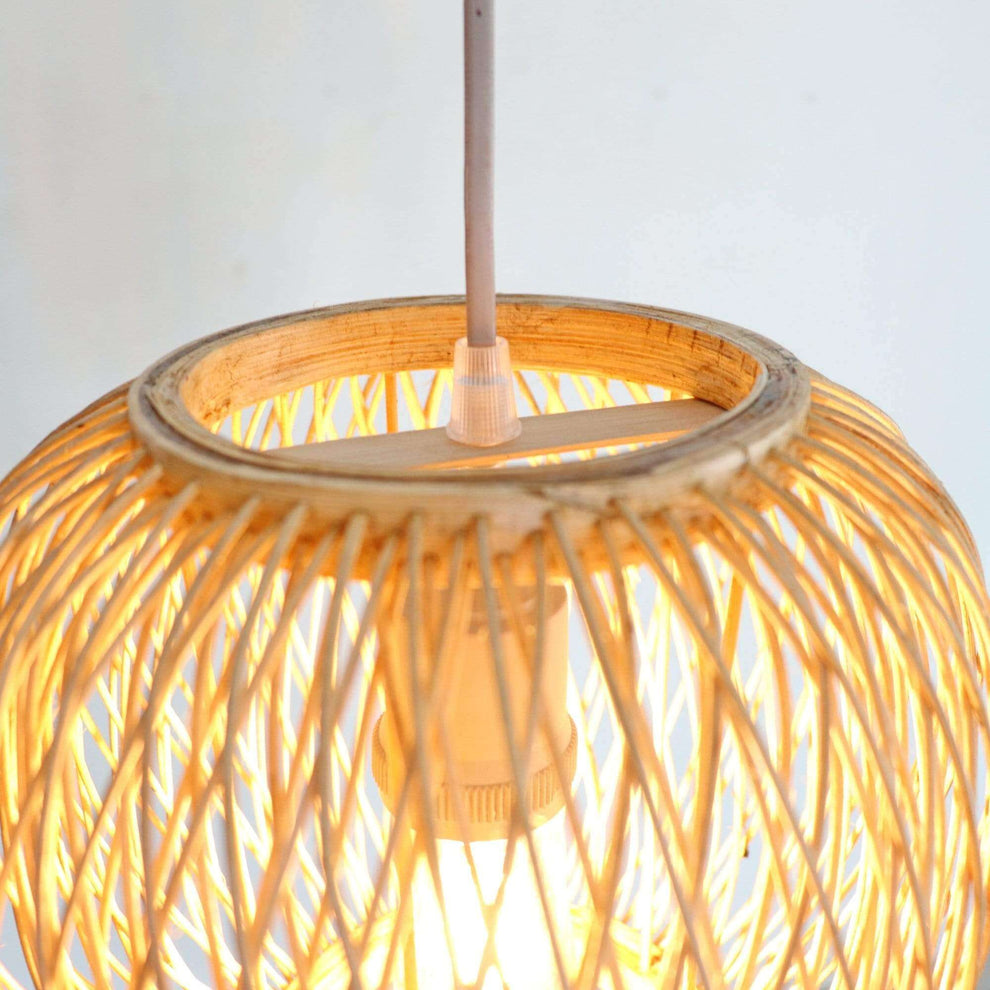 Kit Ja Pon - Bamboo Pendant Light By Thaihome | Pendant Lamps | Modishstore - 5