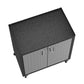 Manhattan Comfort 3GMCC Fortress Textured Metal 31.5" Garage Mobile Cabinet with 2 Adjustable Shelves In Grey | Cabinets | Modishstore-7