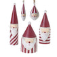 Candystripe Santa Collection Set Of 8 By Accent Decor | Figurines | Modishstore - 6
