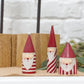 Candystripe Santa Collection Set Of 8 By Accent Decor | Figurines | Modishstore