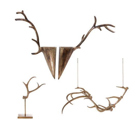 Caribou Antler Stand By Accent Decor | Wall Decor | Modishstore - 3