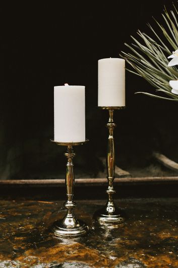 Cathedral Candleholder Set Of 2 By Accent Decor | Candle Holders | Modishstore - 1