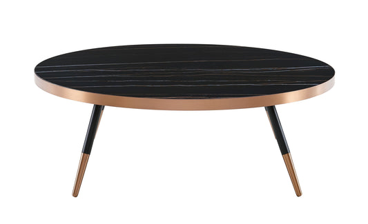 Modrest Cayson - Modern Black Ceramic Coffee Table | Modishstore | Coffee Tables