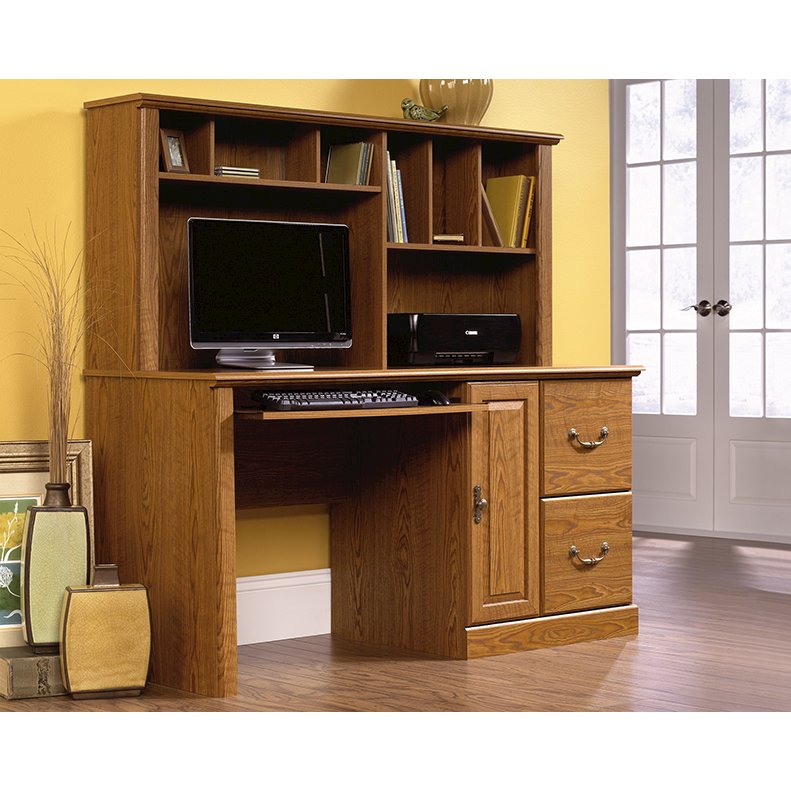 Orchard Hills Comp Desk W/Hutch Co A2 By Sauder | Desks | Modishstore - 3
