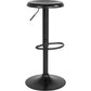 Madrid Series Adjustable Height Retro Barstool In Black Finish By Flash Furniture | Bar Stools | Modishstore - 1