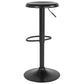 Madrid Series Adjustable Height Retro Barstool In Black Finish By Flash Furniture | Bar Stools | Modishstore - 3