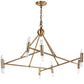 Safavieh Hegarty Chandelier - Gold | Chandeliers | Modishstore - 2
