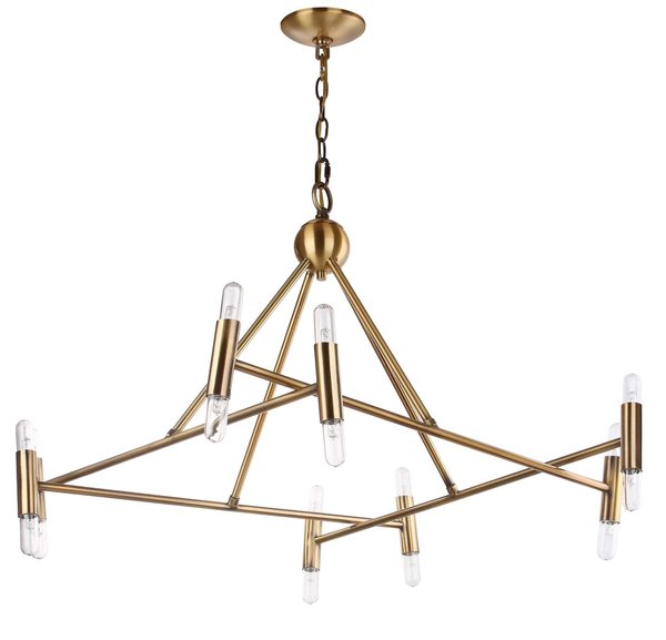Safavieh Hegarty Chandelier - Gold | Chandeliers | Modishstore - 2