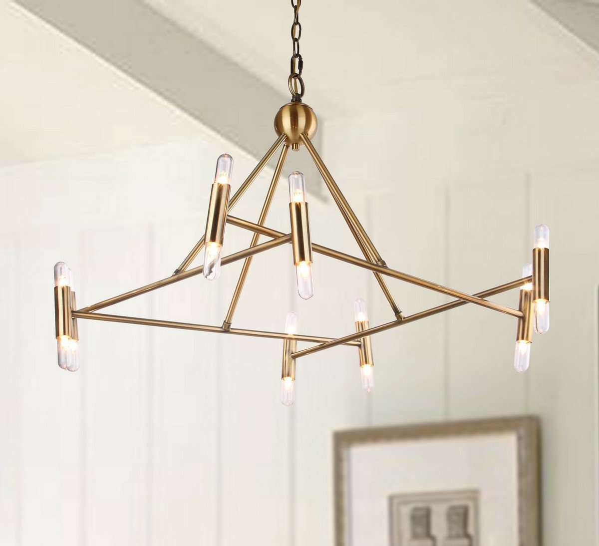 Safavieh Hegarty Chandelier - Gold | Chandeliers | Modishstore