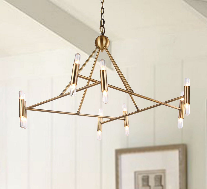 Safavieh Hegarty Chandelier - Gold | Chandeliers | Modishstore