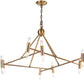 Safavieh Hegarty Chandelier - Gold | Chandeliers | Modishstore - 3